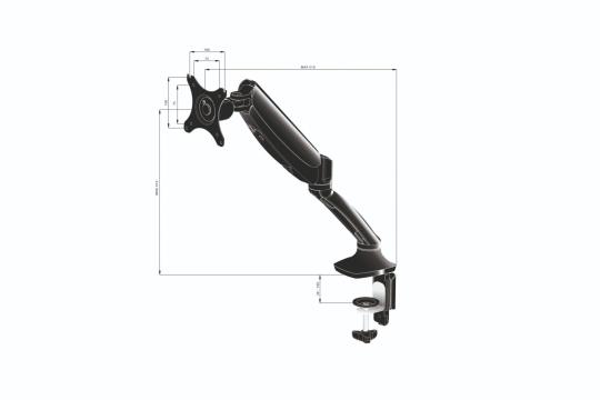  Фото гибкое настольное крепление для одного монитора iiyama ds3001c-b1 - фото 5