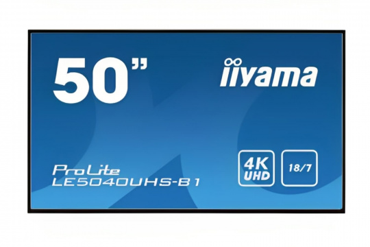  Фото информационный дисплей iiyama 50" le5040uhs-b1 - фото 1