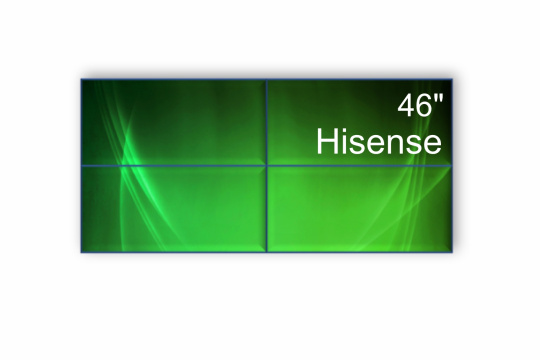 Изображение Видеостена 2x2 Hisense 46" 46VW25E