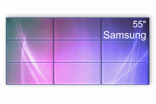  Фото видеостена 3x3 samsung 55" vm55b-e - фото 1